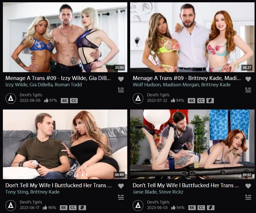 4k content at devils films