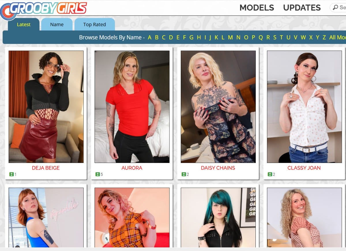grooby girls latest models