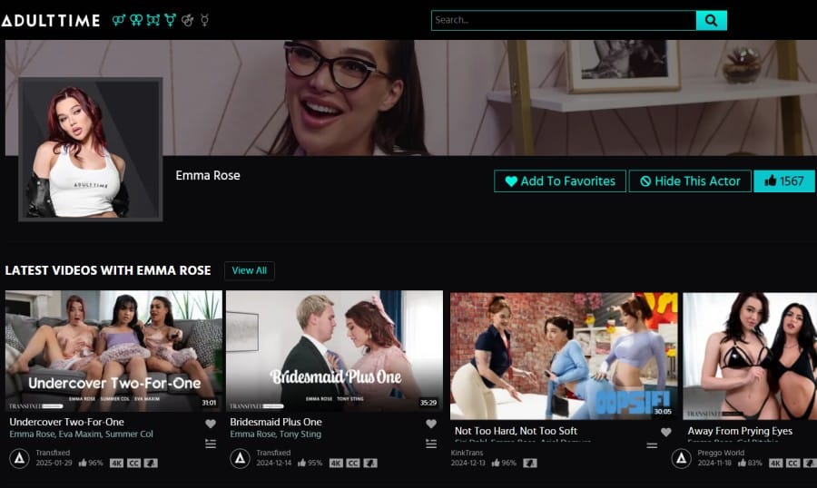 adulttime.com with 40 emma rose videos