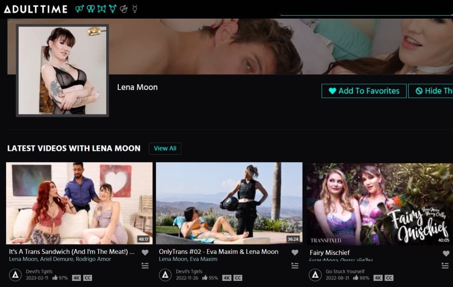 lena moon videos on the adult time platform