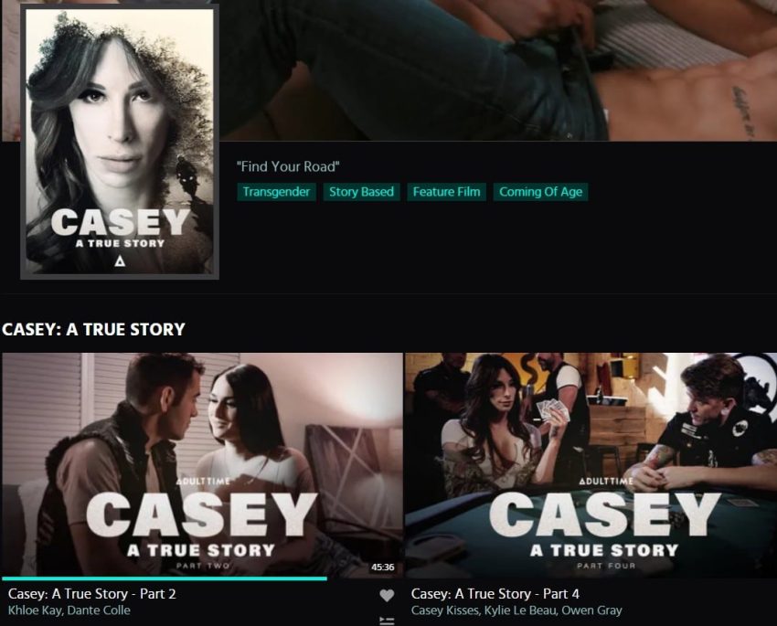 Casey a True Story adult time originals casey kisses story