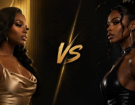 Black TGirls vs Black TGirls Hardcore
